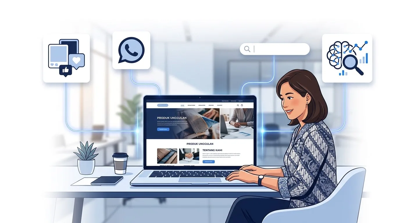 Website Bisnis di Era AI Search 2026: Apakah Website Masih Penting?